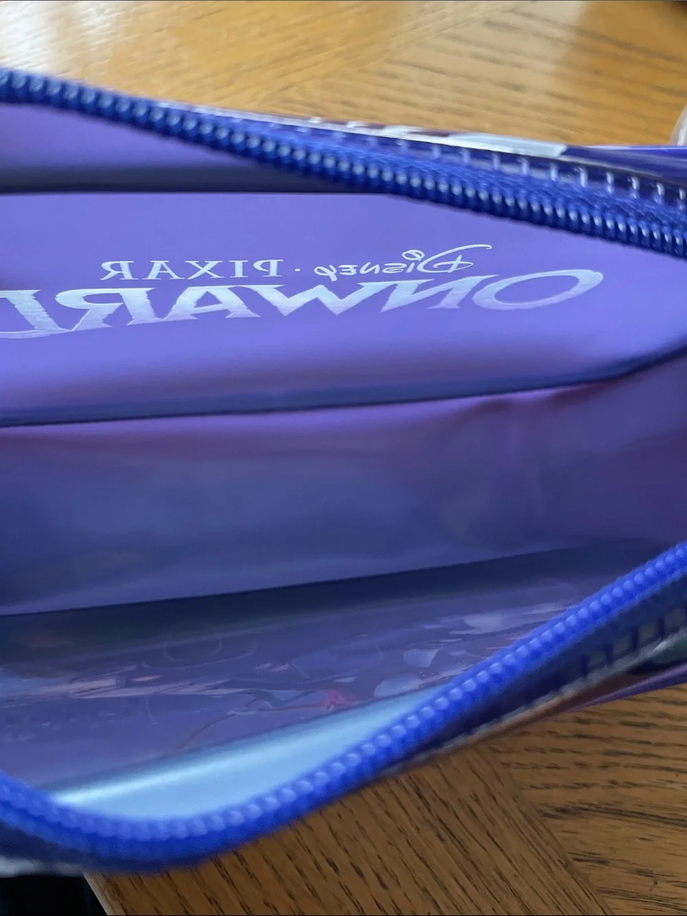 Disney Pixar Onward Blue Pencil Case, 4 Pencils, Ruler, Eraser, & Sharpener NEW